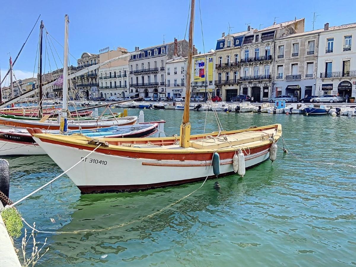 Le Saint Felix -Climatise- Rdc Lägenhet Sète Exteriör bild